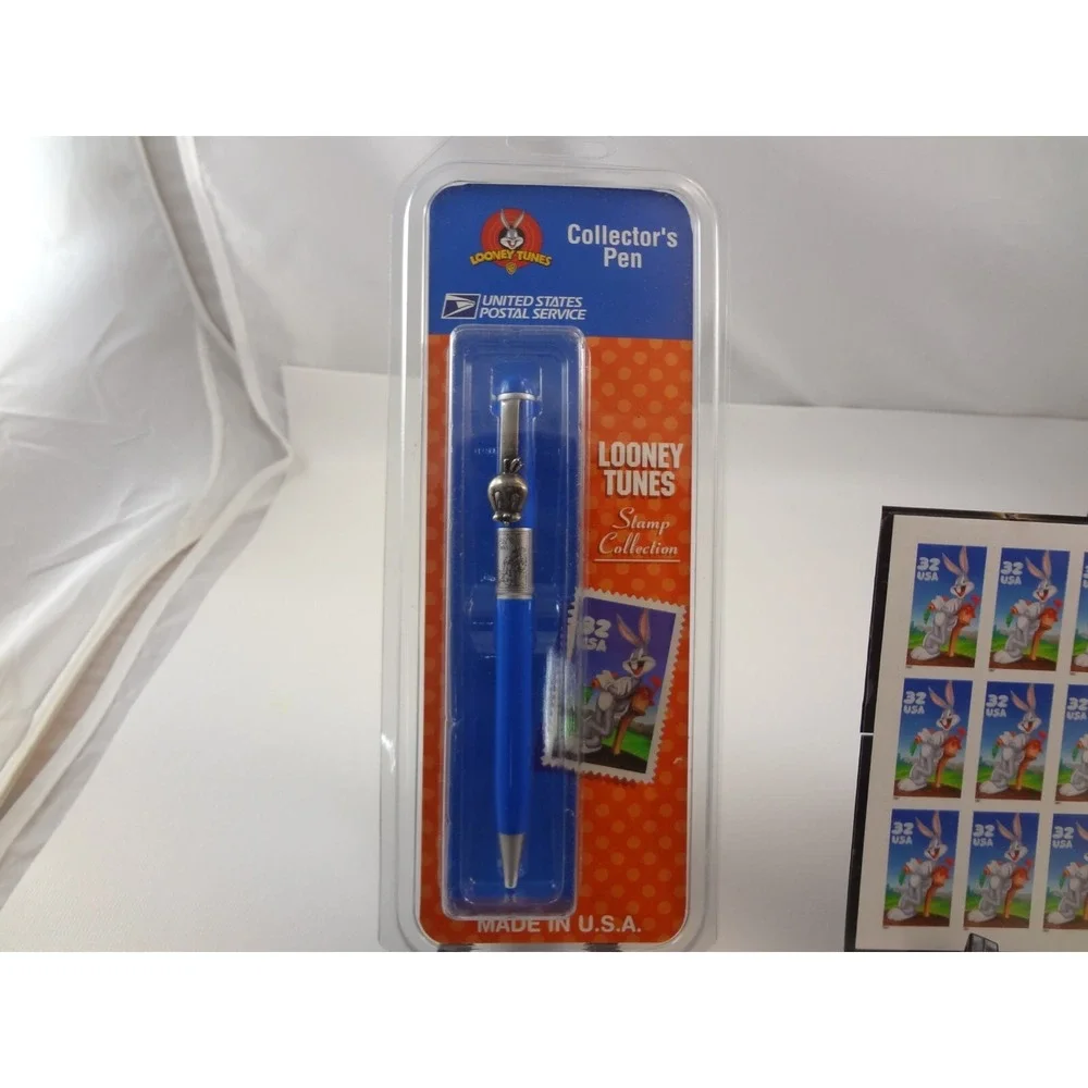 Looney Tunes‎ Bugs Bunny Tweety Bird collectors Ink Pen USPS & 1997 32-cent Bugs